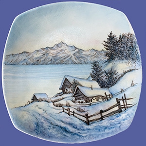 Открытие выставки художницы Ольги Белозёровой - 1 слайд